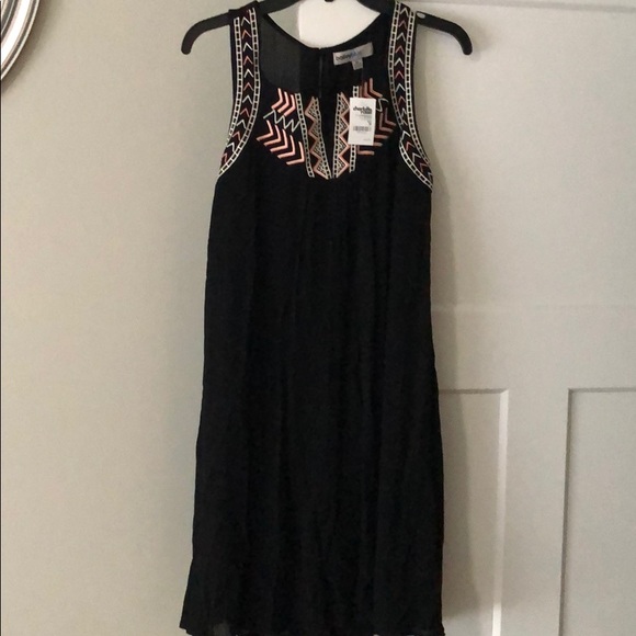 bailey blue Dresses & Skirts - baileyblue Boho Black Tunic Dress Size Medium